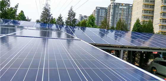 區(qū)城府光伏車棚充電站